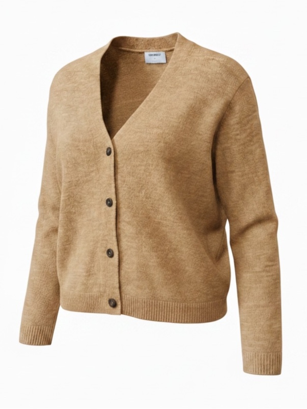 Old Navy Tan Soft Spun Slouchy V-Neck Cardigan